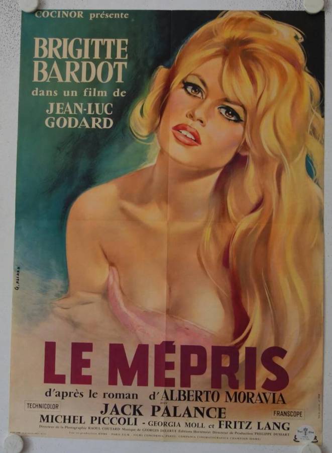 Le Mepris - Contempt original release french movie poster